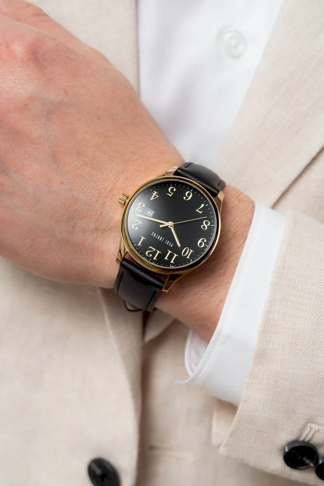 PAUL LORENS MALE WATCH - PL20016A-1A2 (zg380c) + BOX