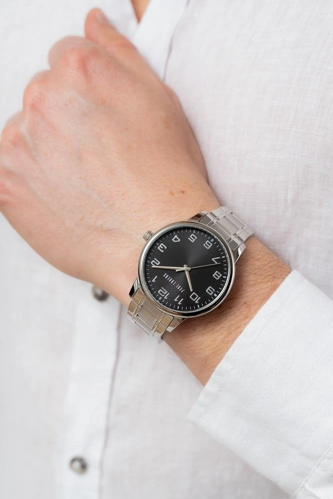PAUL LORENS VYRIŠKAS LAIKRODIS - PL20018B-1C1 (zg388a) + DĖŽUTĖ