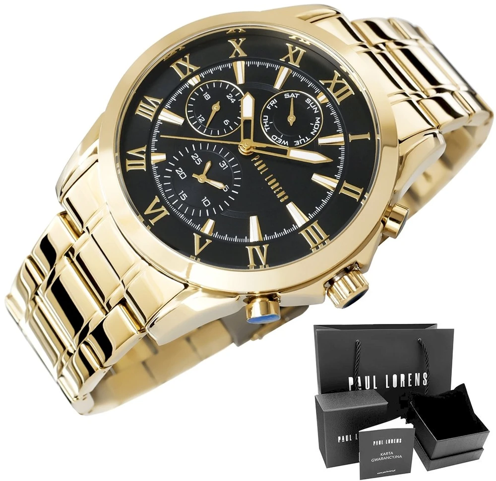 Laikrodis PAUL LORENS MALE WATCH - PL3844B2-1D1 (zg363b) + BOX