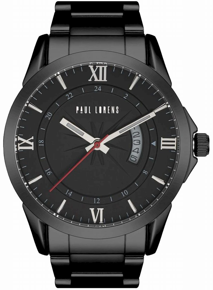 PAUL LORENS VYRIŠKAS LAIKRODIS - PL3844B3-1A5 (zg371a) + DĖŽUTĖ