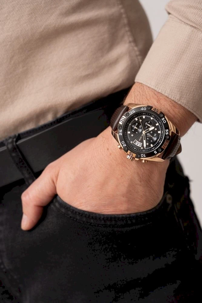 Laikrodis PAUL LORENS MALE WATCH -PL8754A5-1B1 (zg375d) + BOX