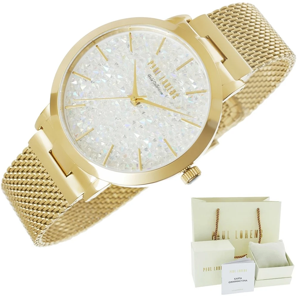 Laikrodis PAUL LORENS WOMEN S WATCH - 473B2-3D1-2 - STAINLESS STEEL (zg517b) + BOX