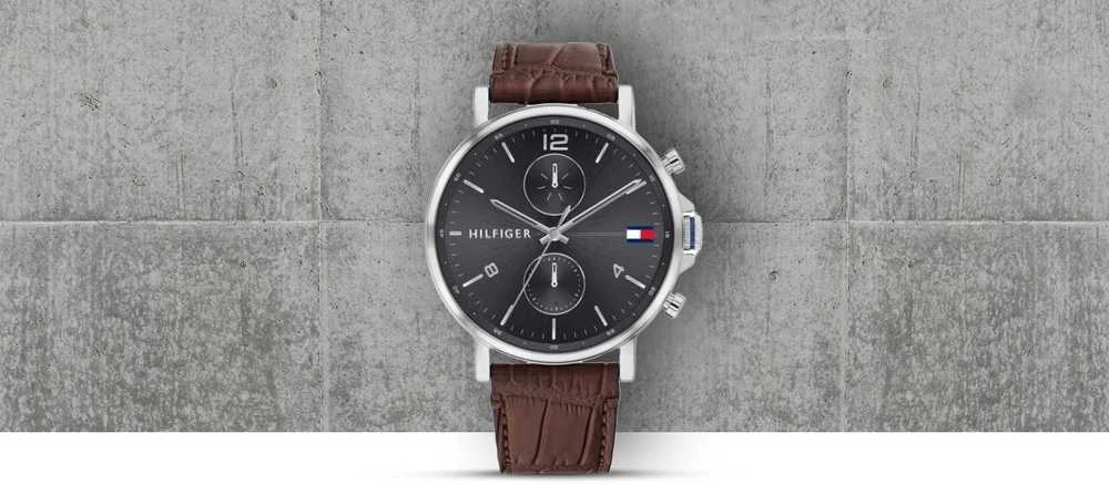 TOMMY HILFIGER VYRIŠKAS LAIKRODIS 1710416 DANIEL (zf010a) + DĖŽUTĖ