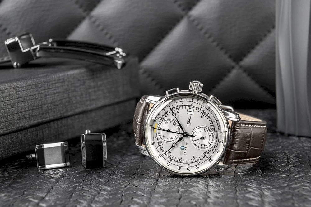 Laikrodis Zeppelin 100 Jahre 8670-1 Chronograph