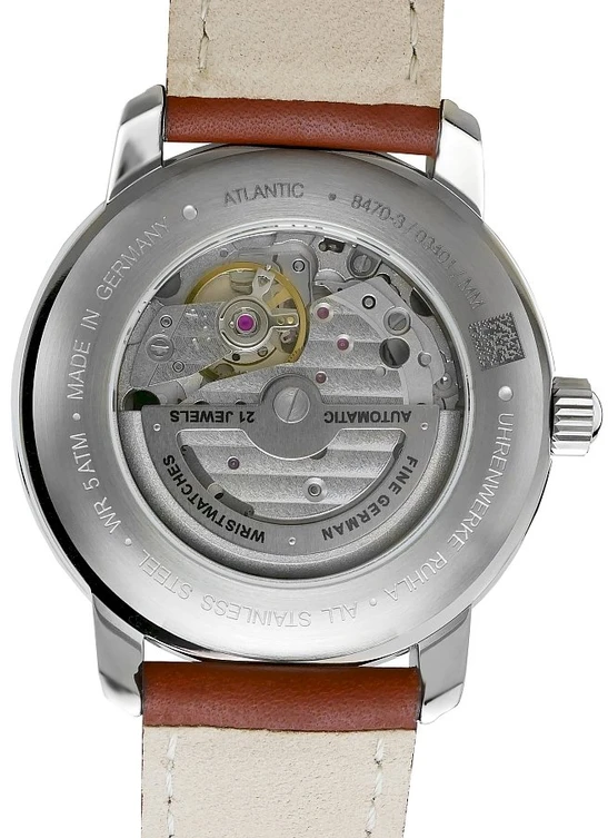 Laikrodis Zeppelin 8470-3 Atlantic Automatic 24H