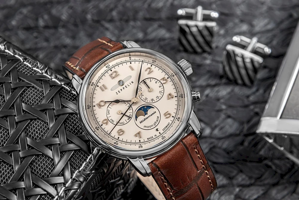 Laikrodis Zeppelin Mediterranee Moonphase 9636-5