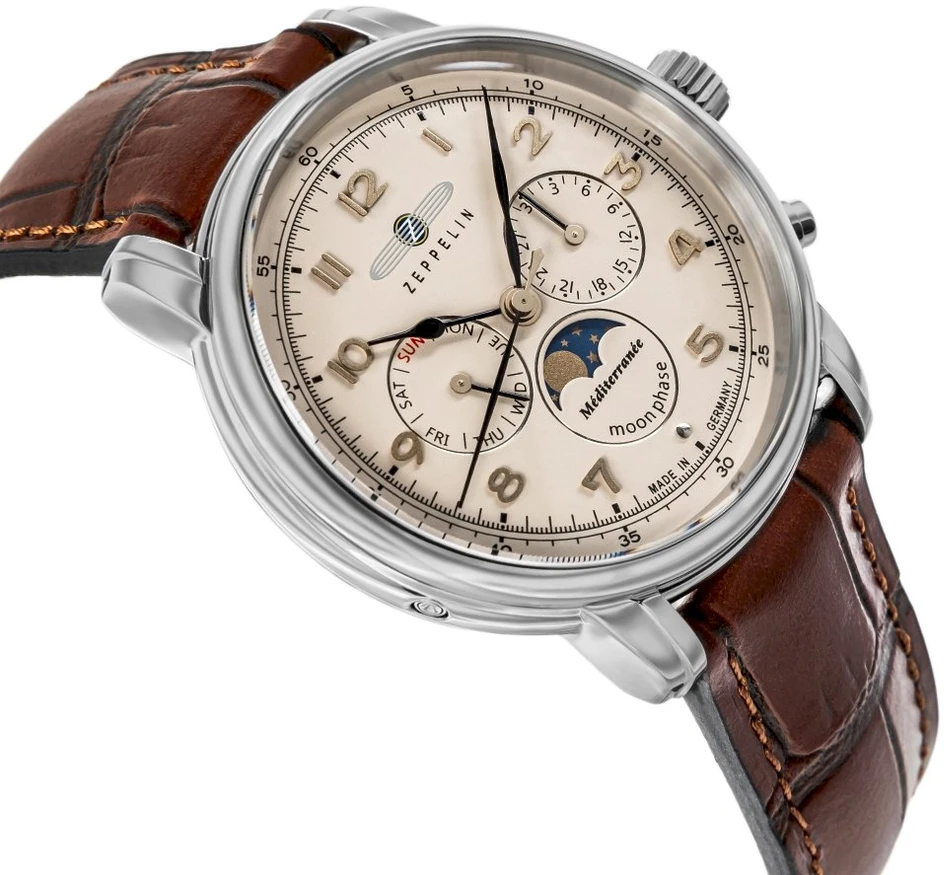 Laikrodis Zeppelin Mediterranee Moonphase 9636-5