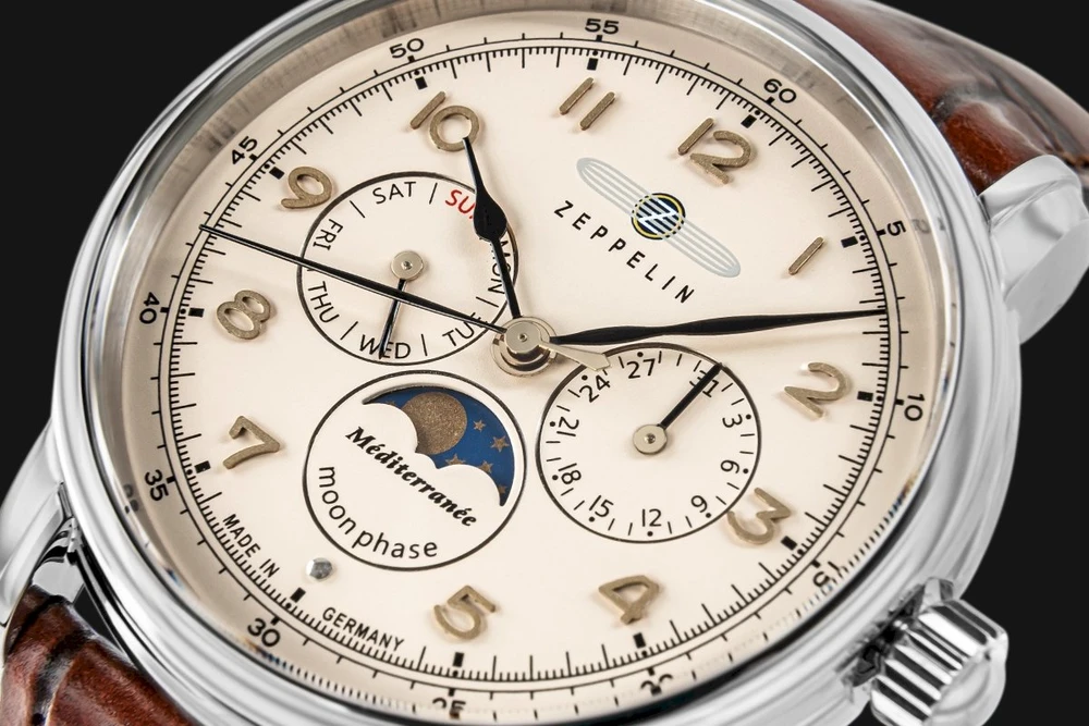 Laikrodis Zeppelin Mediterranee Moonphase 9636-5