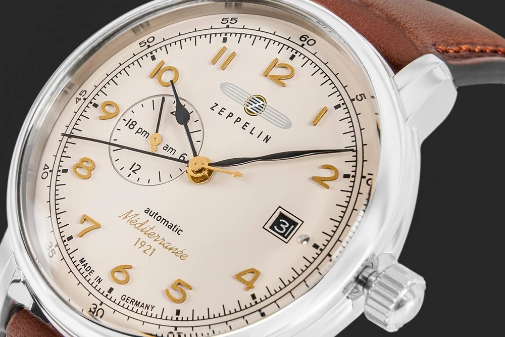 Laikrodis Zeppelin Mediterranee 9668-5 automatinis