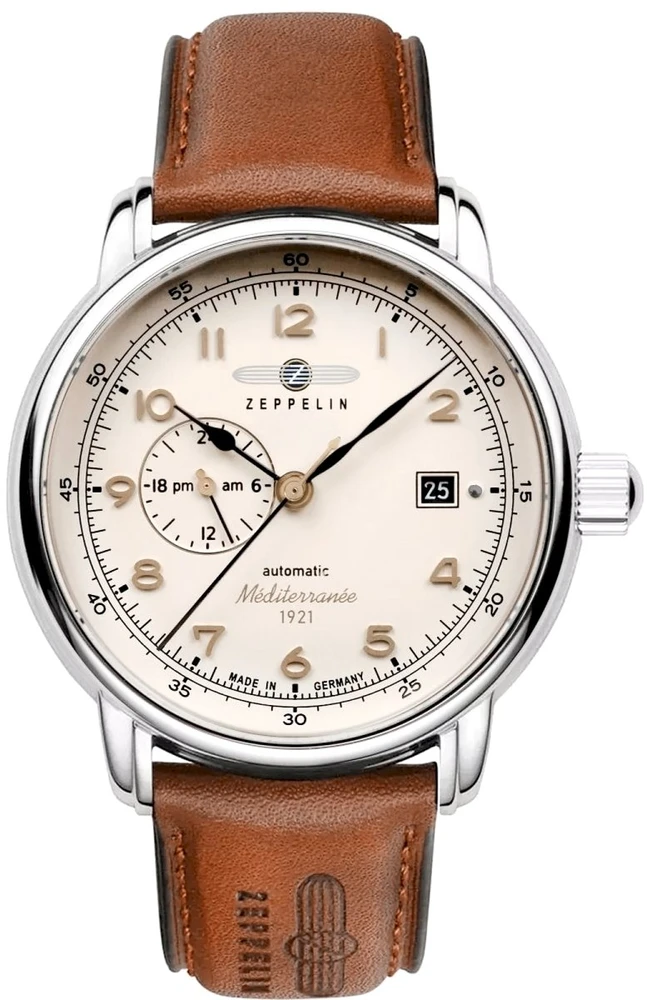 Laikrodis Zeppelin Mediterranee 9668-5 automatinis