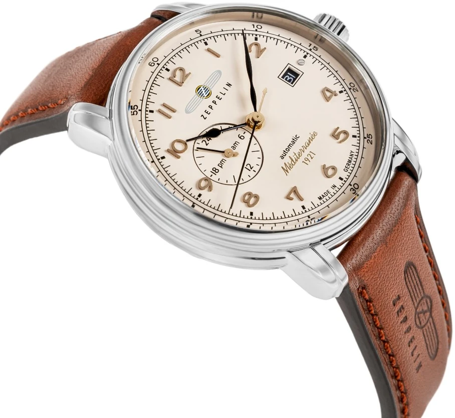 Laikrodis Zeppelin Mediterranee 9668-5 automatinis