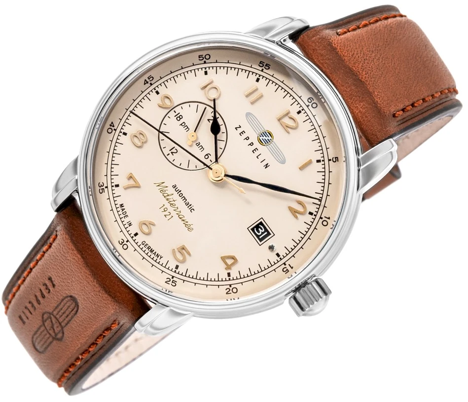 Laikrodis Zeppelin Mediterranee 9668-5 automatinis