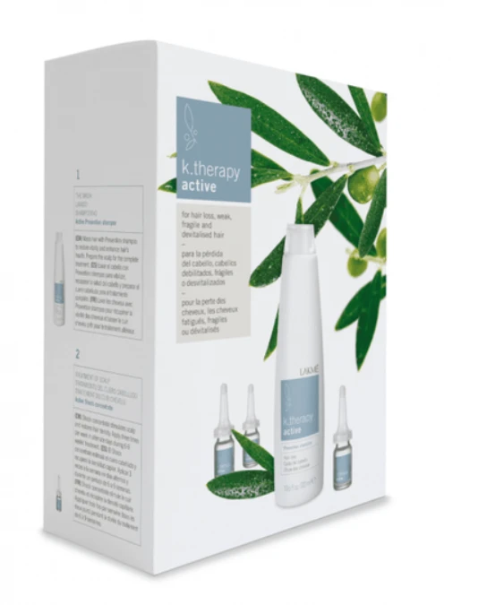 „Lakme“ aktyviosios kaukės „K.Therapy“ rinkinys, 300 ml + 8 x 6 ml