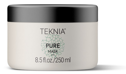 Kaukė galvos odai Lakme Teknia Pure Mask, giliai valanti, reguliuojanti sebumo išsiskyrimą, 250 ml
