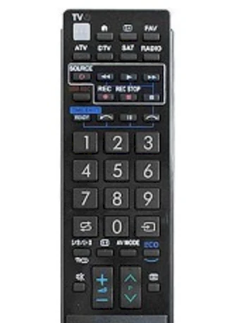 „Lamex LXH1026“ televizoriaus nuotolinio valdymo pultas, skirtas „Sharp RM-L1026+“ LCD/LED televizoriams