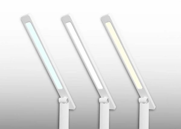 Lamex LED stalinė lempa 10W, 300045006000K, indukcinis įkrovimas, jutiklinis valdymas, reguliatorius, balta, LTC