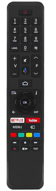 „Lamex LXP43160 Toshiba“ / „VESTEL RC43160N“ (CT-8563) televizoriaus nuotolinio valdymo pultas, skirtas „Netflix“ / „YouTube“