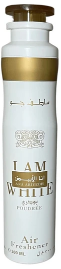 Lattafa Ana Abiyedh Poudrée Air Freshener, 300 ml