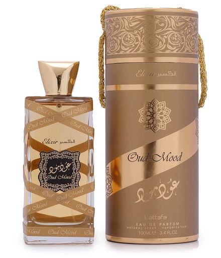 Unisex kvepalai Lattafa Oud Mood Gold Elixir EDP, 100 ml