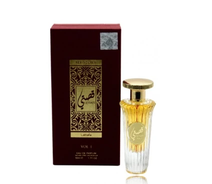 Lattafa Qissati Vol. I Raudona EDP parfumuotas vanduo moterims, 50 ml