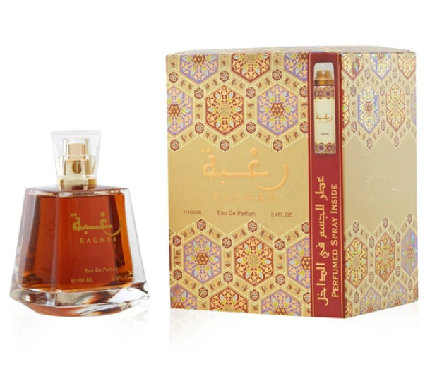 Lattafa Raghba unisex rinkinys (100 ml EDP kvepalai + 50 ml purškiamas dezodorantas)