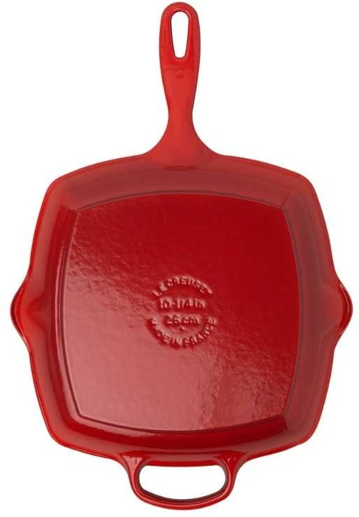 Virimo Indai - Le Creuset Signature Kvadratinė Kepsninė 26cm Indaplovėje Saugoma Vyšnių Raudona