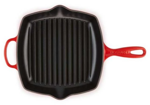 Virimo Indai - Le Creuset Signature Kvadratinė Kepsninė 26cm Indaplovėje Saugoma Vyšnių Raudona