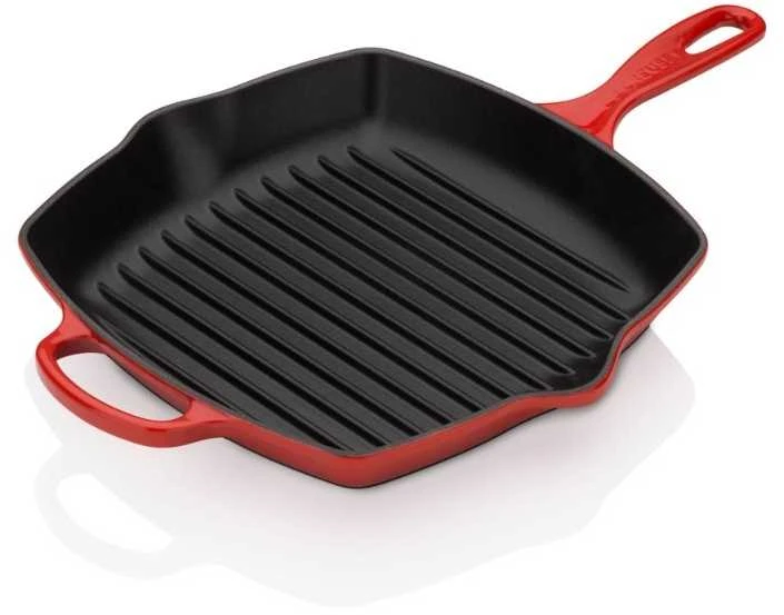 Virimo Indai - Le Creuset Signature Kvadratinė Kepsninė 26cm Indaplovėje Saugoma Vyšnių Raudona