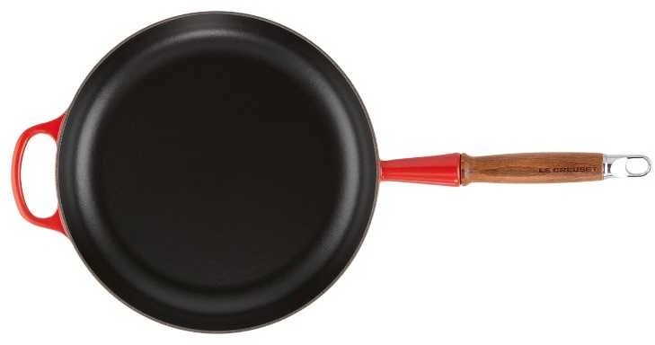 Le Creuset ketaus keptuvė su medine rankena Ø28cm