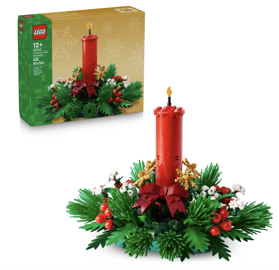 Išskirtinė LEGO kalėdinė stalo dekoracija (40743) 40743