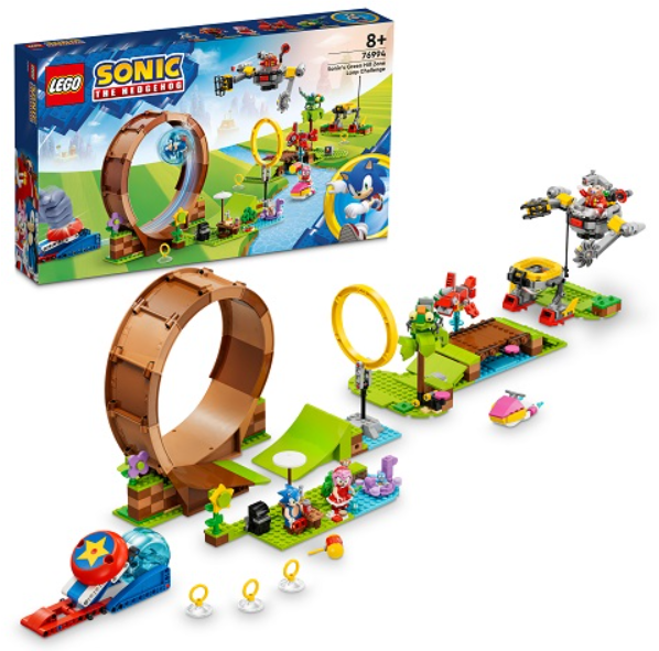 LEGO® Sonic the Hedgehog Žaliojo kalno zonos kilpos iššūkis (76994)