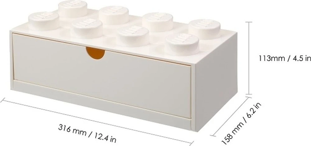 LEGO LEGO stalo stalčius 8 balti