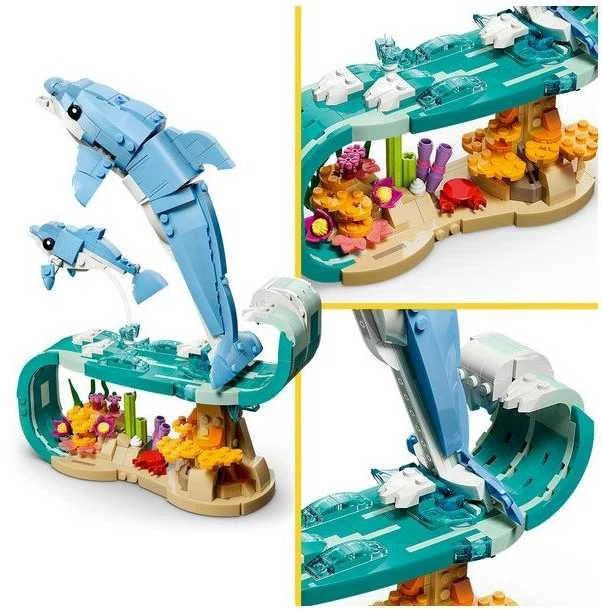 LEGO® Creator 3 in 1 Jūrų gyvūnai: gražūs delfinai 31385