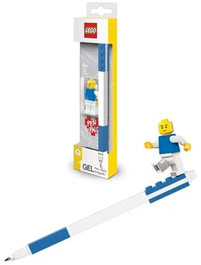 LEGO Gel Pen mėlyna su minifigūrėlė
