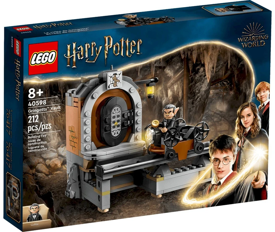 Konstravimo Rinkinys - LEGO Harry Potter Gringotts Vault 212 Dalys 130 × 130 × 120 mm 40598