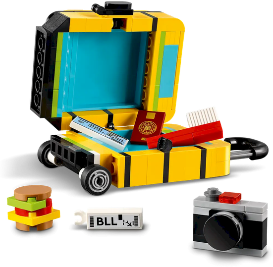 LEGO Geltona kelioninė lagaminas 40817