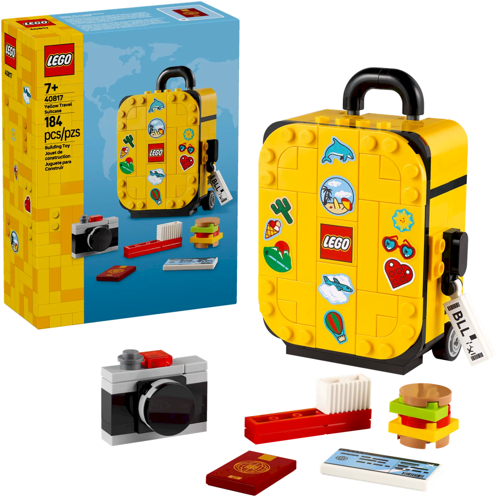 LEGO Geltona kelioninė lagaminas 40817