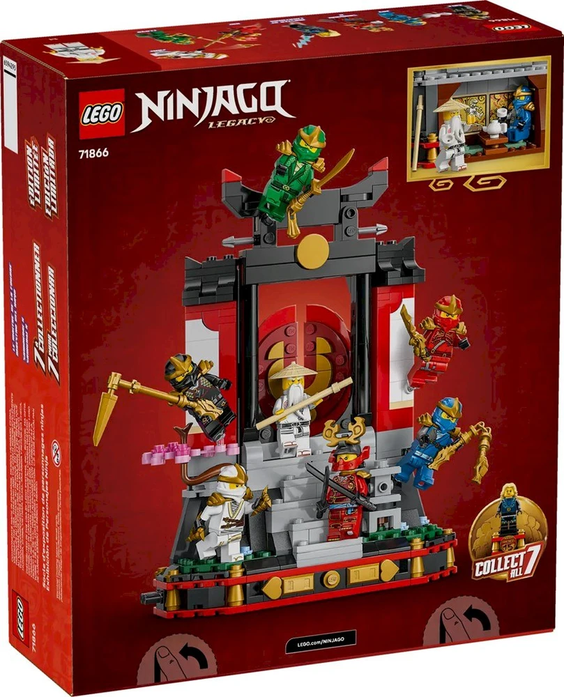 LEGO Ninjago dekoracija su ninja veikėjais — 15-metis 71866