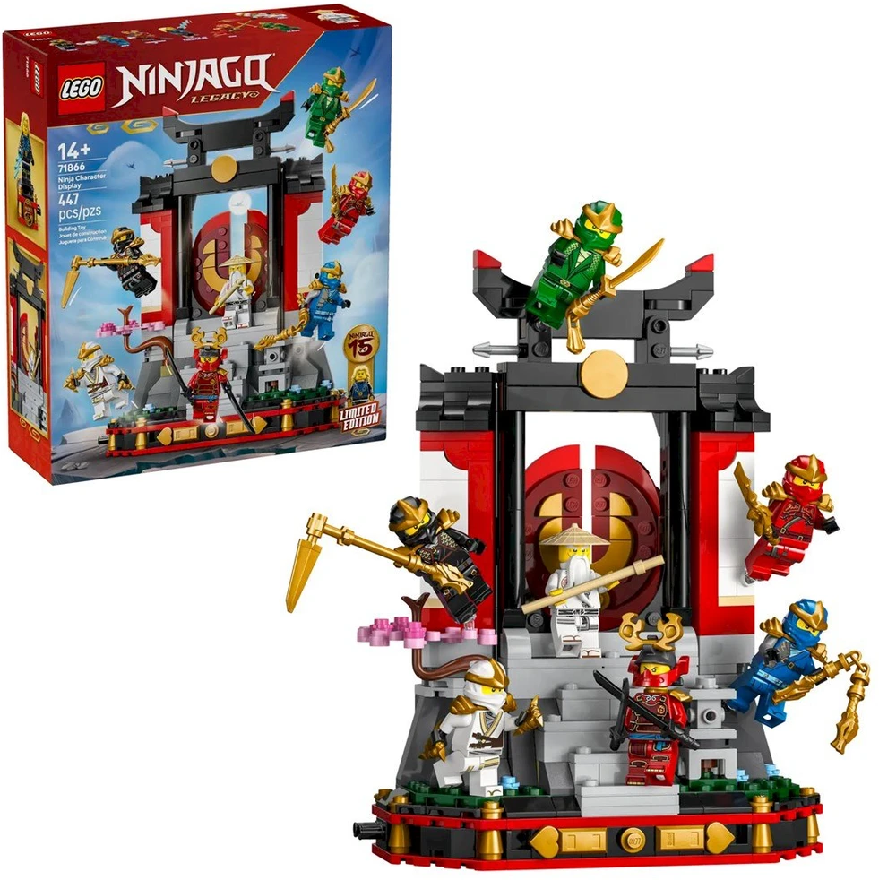 LEGO Ninjago dekoracija su ninja veikėjais — 15-metis 71866