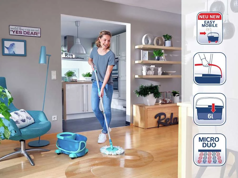 Leifheit grindų valymo rinkinys Clean Twist Disc Mop, 1052102