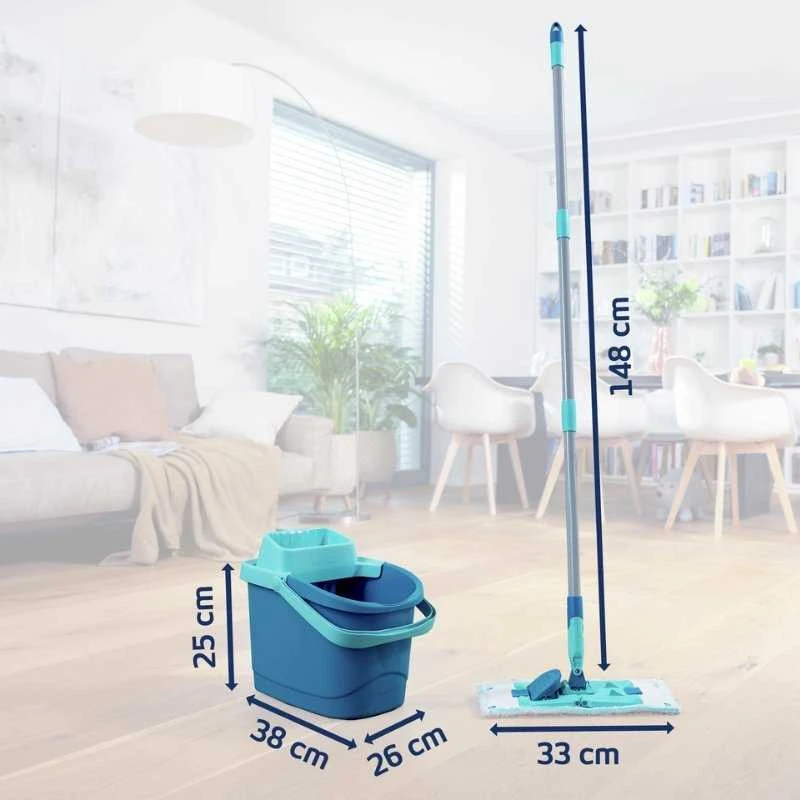 Grindų plovimo rinkinys Leifheit Power Clean, 6 l