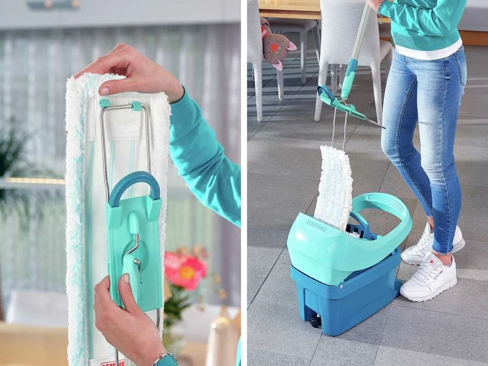 Leifheit LEIFHEIT Grindų šepetys su sulankstoma katėms skirta dėže Profi XL micro duo 42cm 1055019