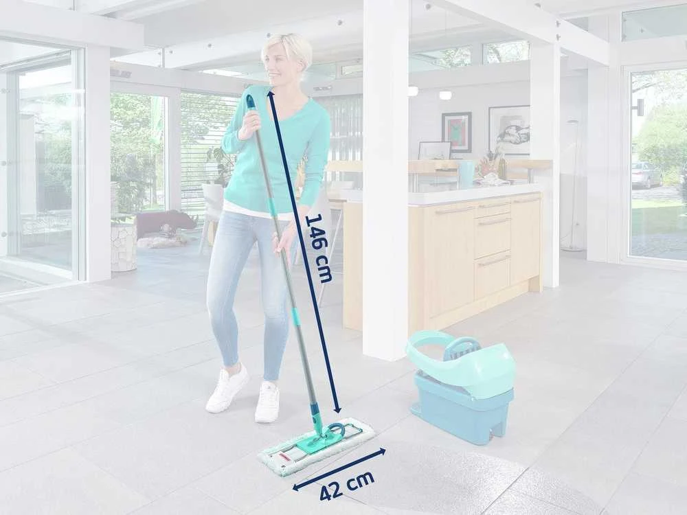 Leifheit LEIFHEIT Grindų šepetys su sulankstoma katėms skirta dėže Profi XL micro duo 42cm 1055019