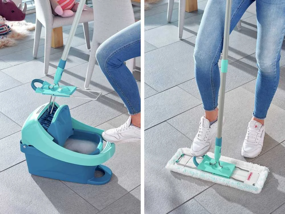 Leifheit LEIFHEIT Grindų šepetys su sulankstoma katėms skirta dėže Profi XL micro duo 42cm 1055019