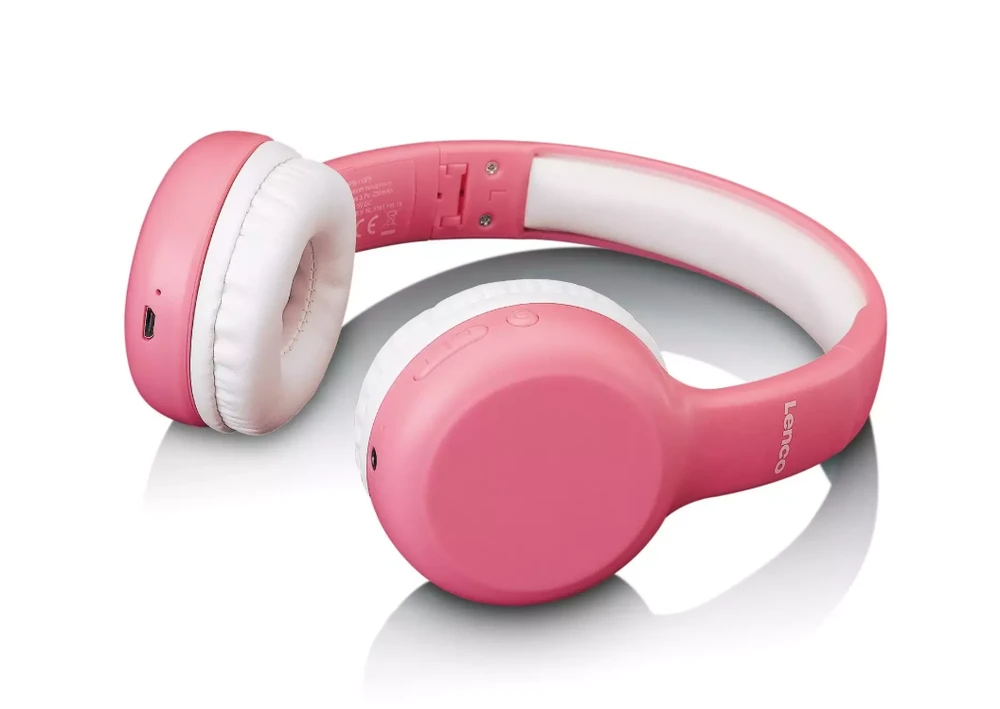 Lenco HPB-110PK Laidinės ir belaidės ausinės su galvos juosta, „Micro USB“, „Bluet“