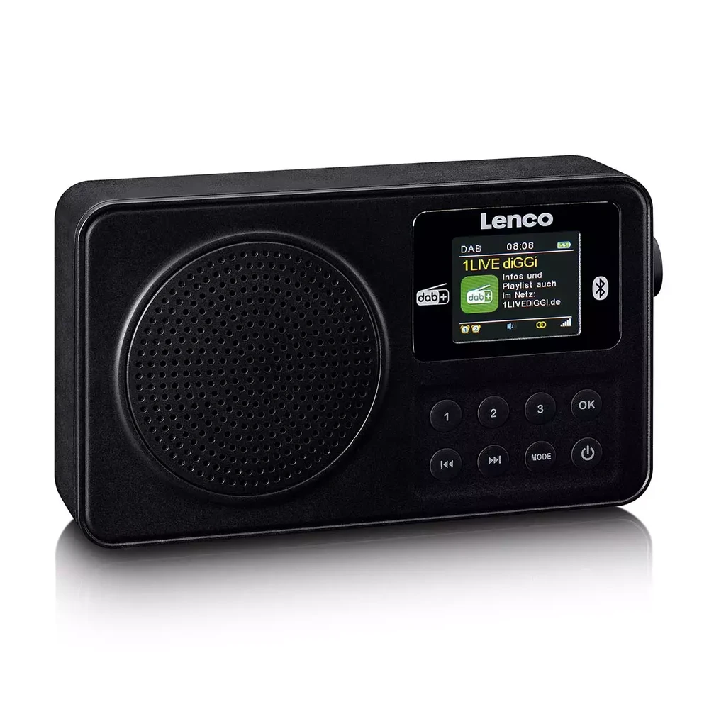Lenco PDR-033BK - DAB+/FM radijas