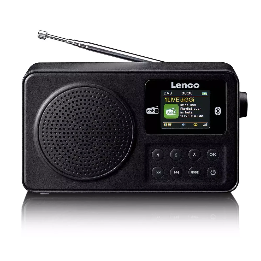 Lenco PDR-033BK - DAB+/FM radijas