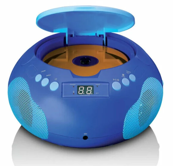 Grotuvas Trevi Lenco CD grotuvas with bluetooth and microphone mėlynas SCD-625BU