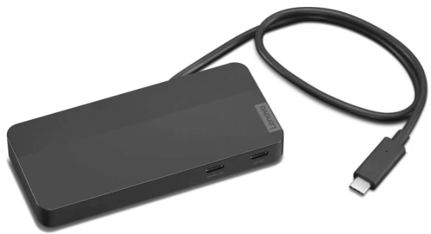 Lenovo | USB-C Dual Ekranas Travel Dock su adapteriu | 40B90100EU | Ethernet LAN (RJ-45) jungtys 1 | DisplayPorts quantity 1 | USB 3.0 (3.1 Gen 1) jungtys quantity 1 x USB-A 10 Gbps, 2 x USB-C 10 Gbps | HDMI jungtys quantity 1 | 65 W | Garantija 36 mėn.