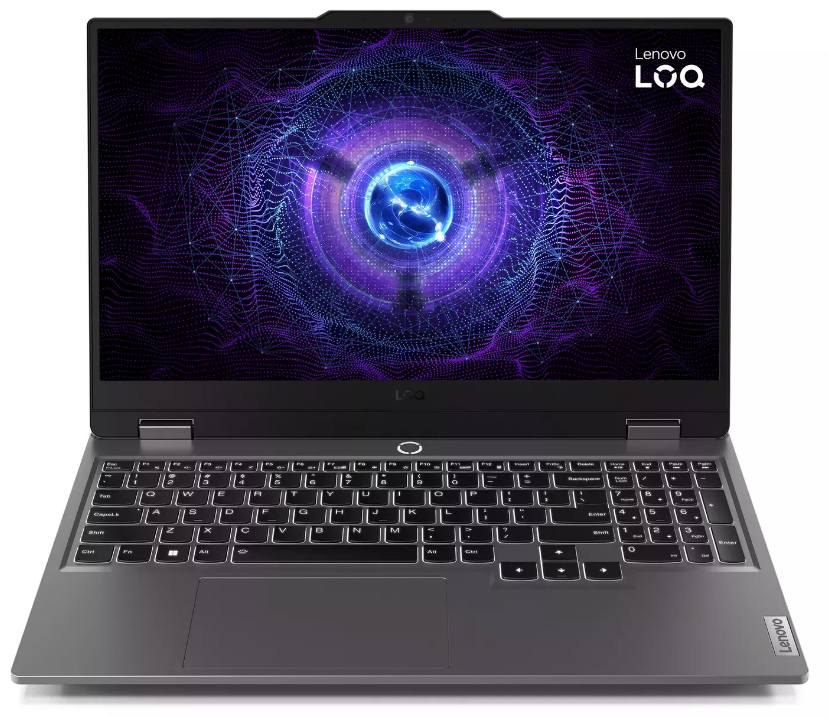 Žaidimų nešiojamas kompiuteris Lenovo LOQ 15IAX9 | Intel Core i5-12450HX, NVIDIA GeForce RTX 3050 6 GB, 15,6" FHD IPS 144 Hz, 16 GB RAM, 512 GB SSD, Windows 11 Home | Luna Grey